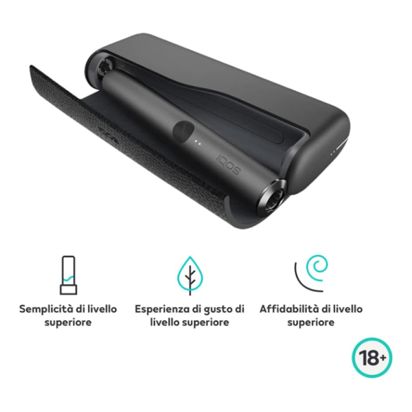 سیگار الکترونیکی آیکاس ایلوما مشکی براق IQOS ILUMA PRIME Obsidian Black